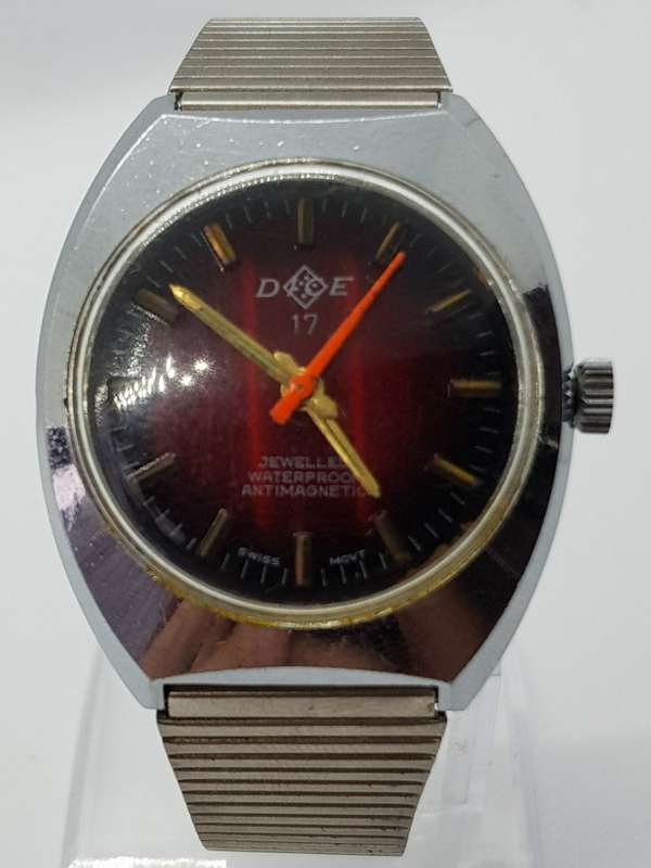 NO RESERVE!!! AWESOMELY RETRO Vintage men's watch