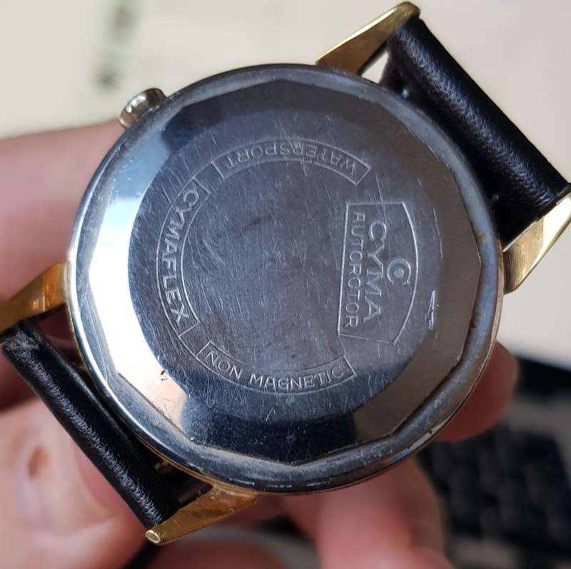 Rare SWISS CYMA 27 Jewel vintage mens watch