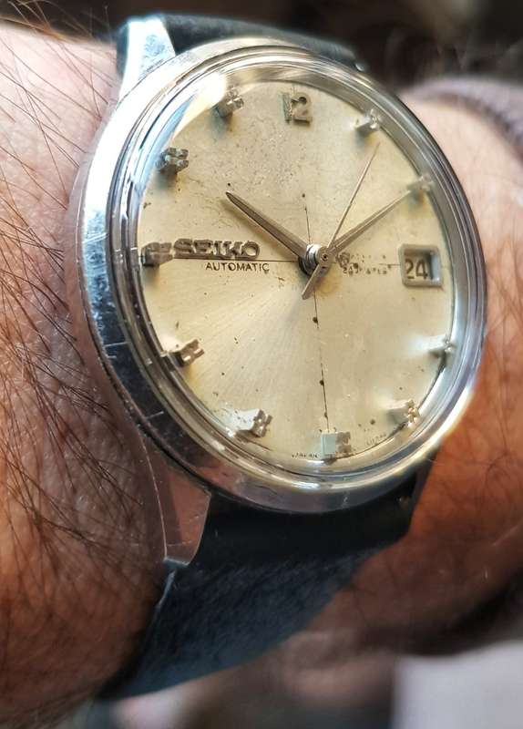 Super rare Vintage SEIKO 24 Jewel Automatic mens watch (Has a lovely story behind it)