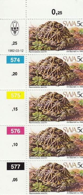 SWA 1982 -  control block MNH - Excellent value!