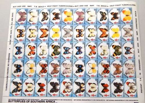 * Zimbabwe 1981 - Butterflies of Southern Africa RAPT CINDERELLAS