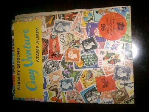 Stanley Gibbons - Gay Venture -  Stamp Album - 100's of stamps -  Take a look!