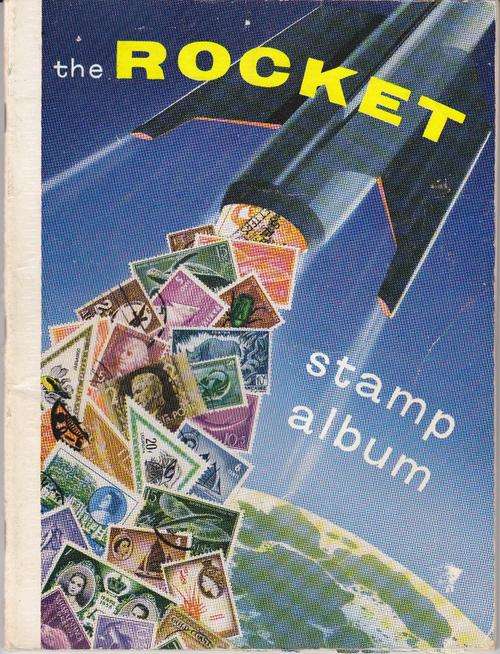 Old stamp album - Nice stamps included - take a look!
