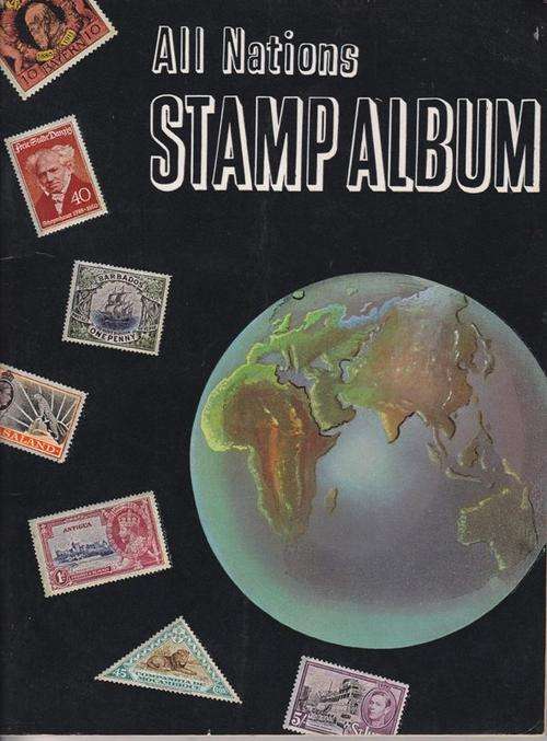 All Nations Stamp Album - a lot of stamps!
