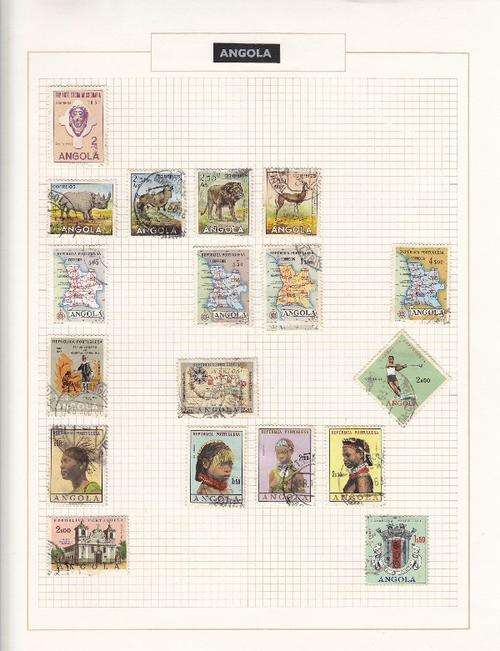 Angola - On two pages - check this out!