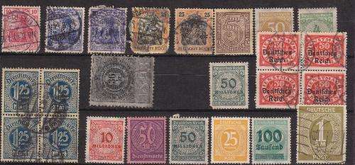 Germany selection of old stamps - good value