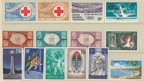 Kenya/Uganda and other mint hinged stamps