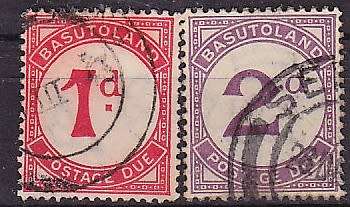 Basutoland postage due stamps - Used
