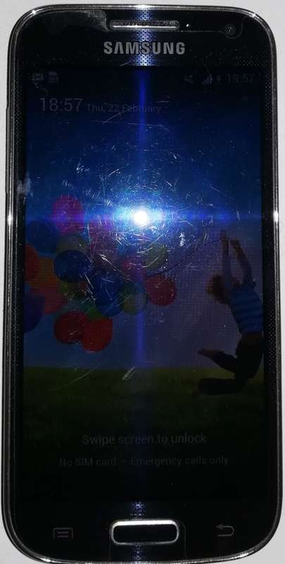 Used Samsung S4 Mini locked to Vodacom network only - Good condition + a plastic cover - no charger