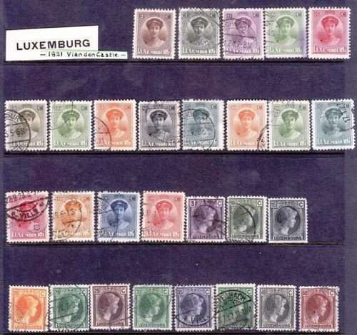 Luxemburg - 1921 and newer - Fine used  selection