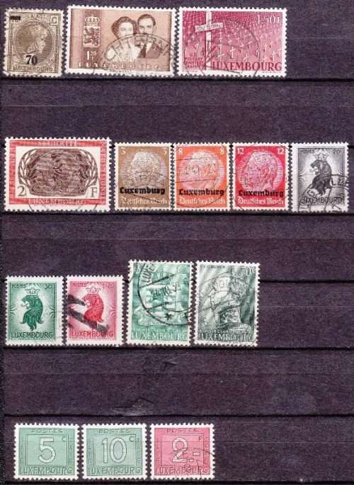 Luxemburg - 1921 and newer - Fine used  selection