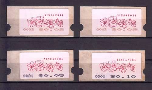 Singapore - April 1994 self adhesive mint