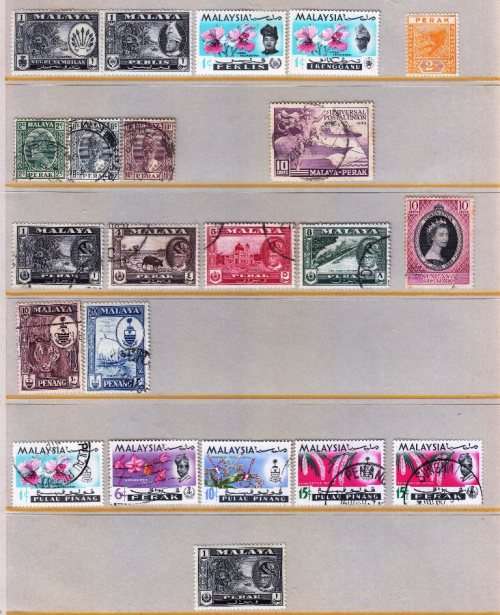 Great Britain selection used and mint with a few heavy spots and remnants - Good value!