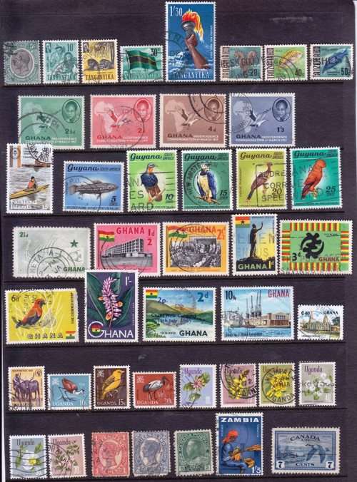 Great Britain selection used and mint with a few heavy spots and remnants - Good value!