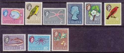QEII - St Helena - 1961 - MNH - one stamp has a light hinge mark