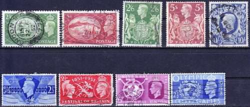 KGVI Used stamps