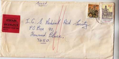 RSA - 1981 - Speed mail letter - Multiple cancellations