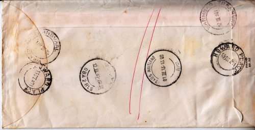 RSA - 1981 - Speed mail letter - Multiple cancellations