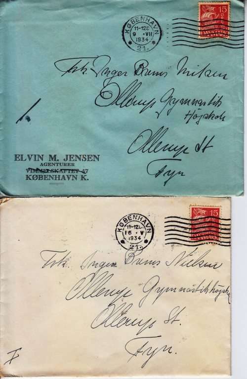 Denmark - 12 Covers and other - 1935 - As per photos