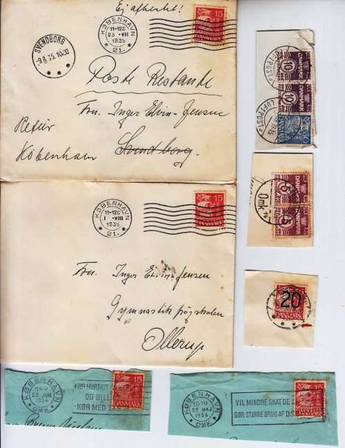 Denmark - 12 Covers and other - 1935 - As per photos