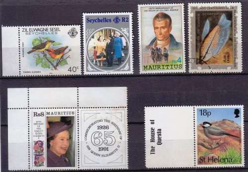 QEII - MNH and MH stamps