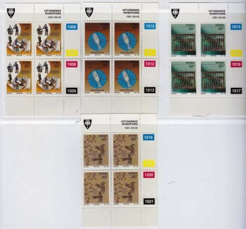 Venda - 1991 - inventions - MNH
