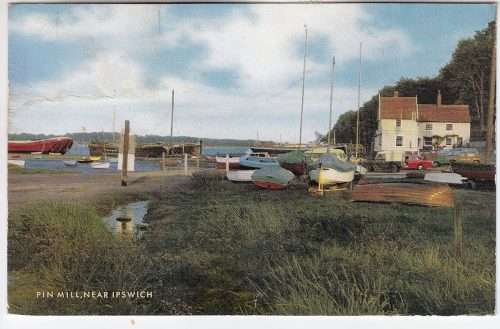 Two used post cards - Surcharged!
