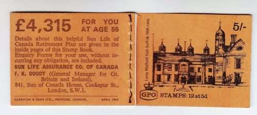 QEII - part stamps booklet