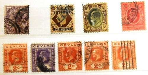 KGV and KGVI Used stamps