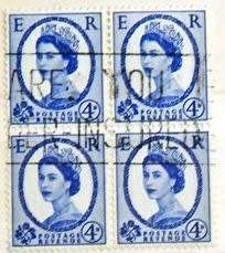 QEII - 4c used block - stunning!
