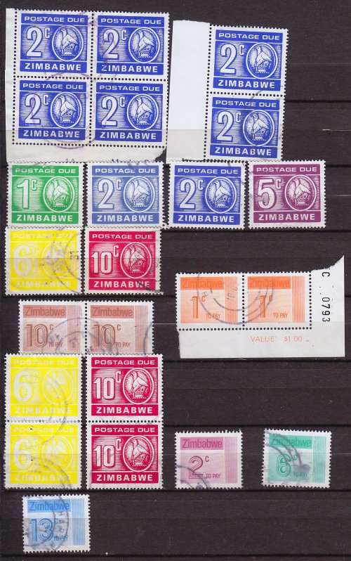 Zimbabwe MH great selection - Great Value! A few used