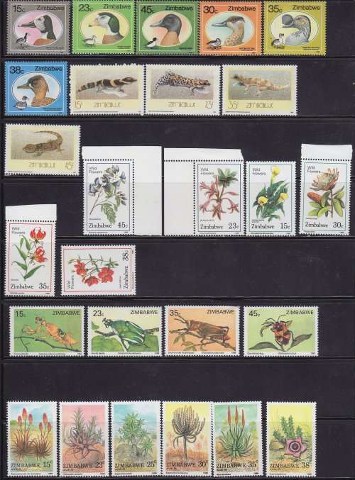 Zimbabwe MH great selection - Great Value! A few used