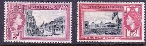 QEII - Jamaica - MH - 1955