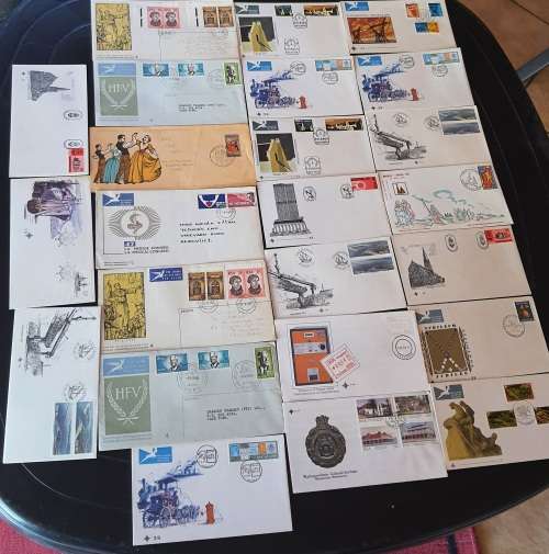 RSA and Home lands FDC & date cards lot! 297 FDCs-a few duplicates - Less than R4 each