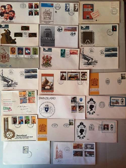 RSA and Home lands FDC & date cards lot! 297 FDCs-a few duplicates - Less than R4 each