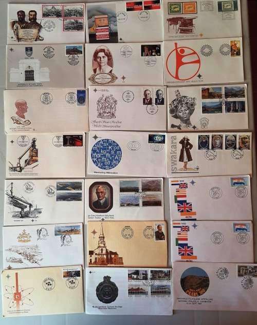 RSA and Home lands FDC & date cards lot! 297 FDCs-a few duplicates - Less than R4 each