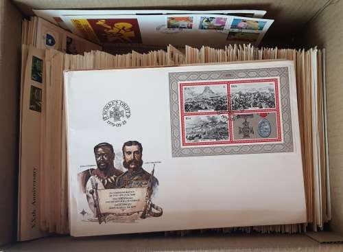 RSA and Home lands FDC & date cards lot! 297 FDCs-a few duplicates - Less than R4 each
