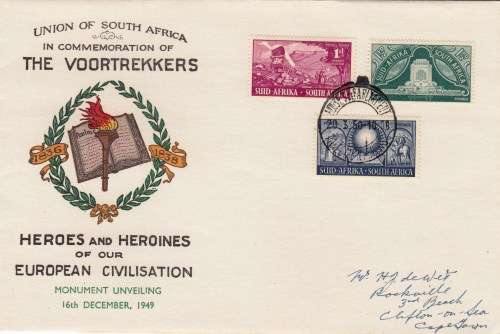 Union - Voortrekkers Monument Cover - Nice Cancellation