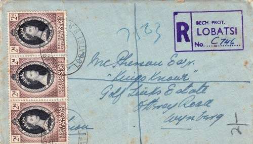 Bechuanaland  Protectorate  - QEII - FDC cover - 1953