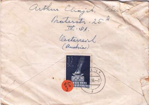 Austria - Cover to Cape Town - 1956 - FDC