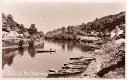 British Post Cards - Symonds Yet village - unused - some has rust on the back