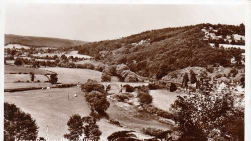 British Post Cards - Symonds Yet village - unused - some has rust on the back