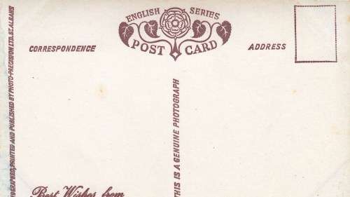 British Post Cards - Symonds Yet village - unused - some has rust on the back