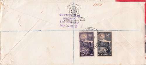 New Zealand - Semi postal stamps on FDC - 1954 - Stunning cover!