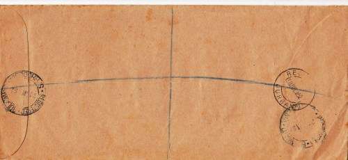 Union - Registered cover from Durban to Southern Rhodesia - 1952