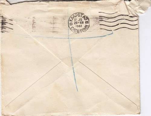 Registered cover - 1961