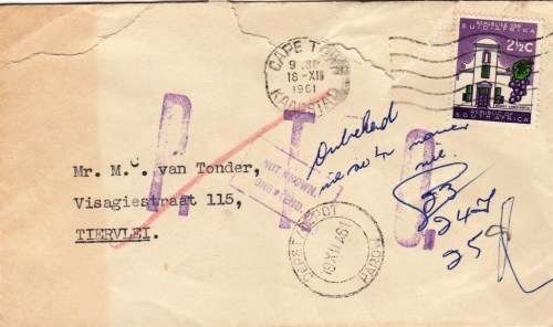 Union - 1961 - Address not known - P.T.O.