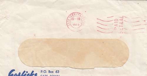 RSA - 1965 cover - `Paid`