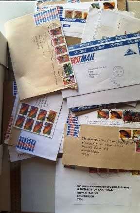 Box full of RSA covers - Fastmail and other covers - 80`s and 90`s