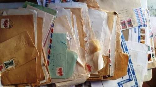 Box full of RSA covers - Fastmail and other covers - 80`s and 90`s